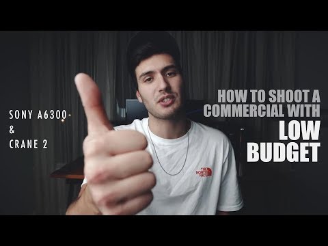 Como gravar um comercial com Low Budget: Sony A6300 & Crane 2