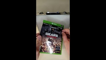 Gears Tactics unboxing Xbox Series X
