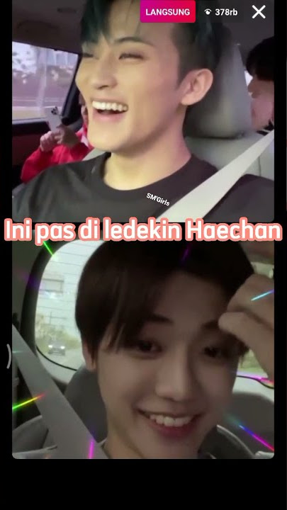 Live Ig Mark and Jaemin. Mark Lega Jaemin perkenalan diri dengan benar. 051021