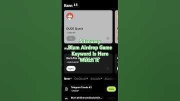 Blum Airdrop Game Keyword Is Here Watch It #blum #airdrop #game #keyword #reward #point #short
