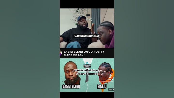 LASISI ELENU ON CURIOSITY MADE ME ASK!                              #funnyvideo #curiosity #isbaeu
