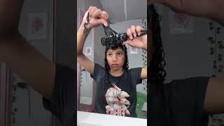testando o creme de gelatina da Salon line #finalização #cuidadocomcabelo #penteados #cabelo