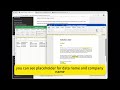 Sheet to Doc - Invitation 1 Example Demo