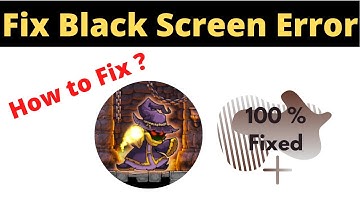 Fix Magic Rampage App Black Screen Error Problem Solved in Android & Ios - App screen issue solved