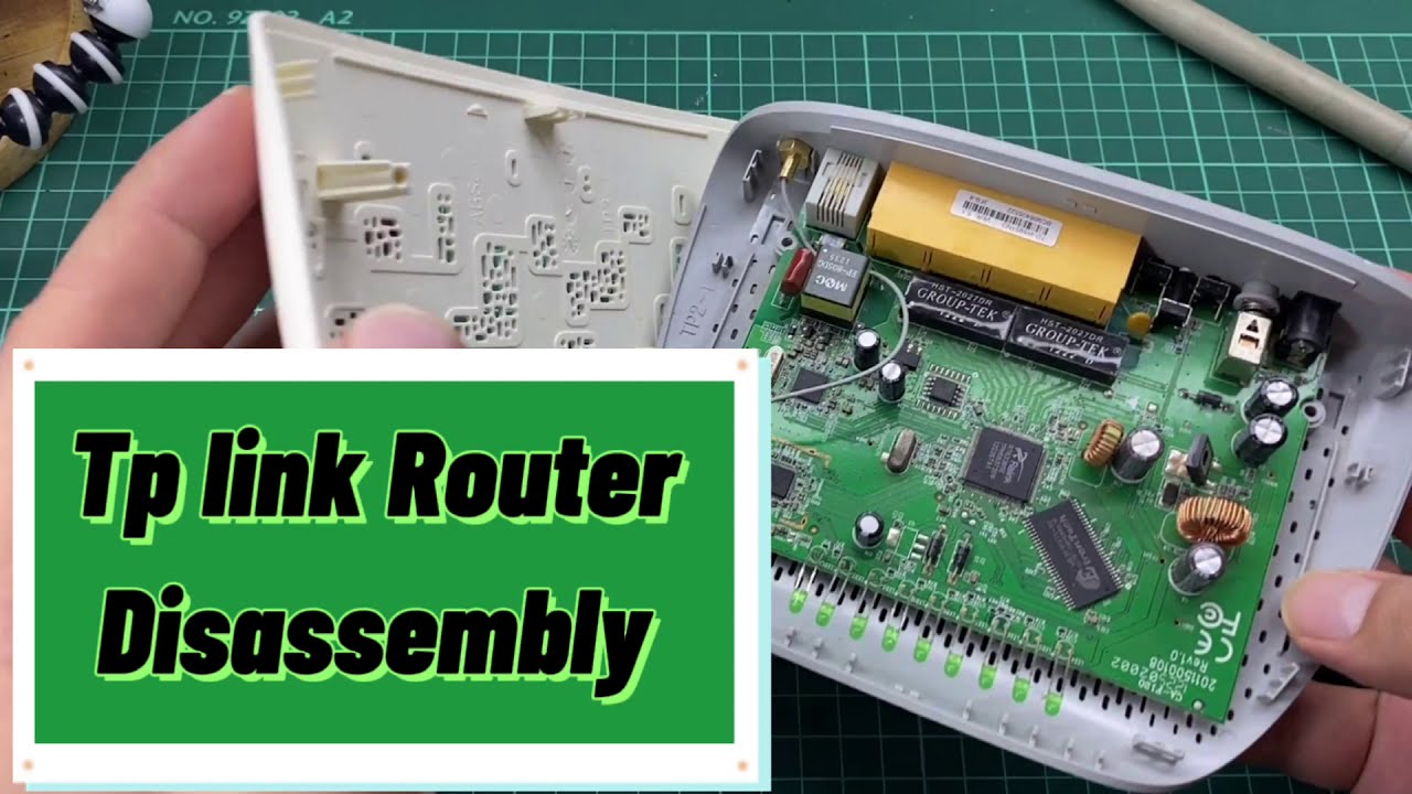 Arbejdsgiver Sinis dialog How to disassemble an Internet Router to the last piece - YouTube