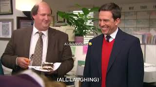 The Office season 6 bloopers ||Yeah, I’m happy(Season 6, Episode 12 - Scott’s Tots. )