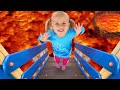 The floor is lava  more songs for children by katya and dima