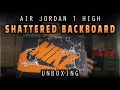 UNBOXING Air Jordan 1 High Shattered Backboard 🏀 #unboxing #sneakers #air #jordan #shoes #nike