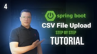 CSV file upload using Spring Boot | persist the data to database | Step by Step tutorial