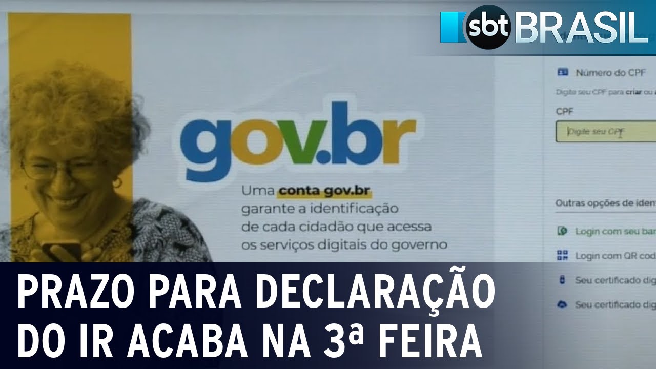 Prazo para declarar Imposto de Renda termina na próxima 3ª feira (31.mai) | SBT Brasil (27/05/22)