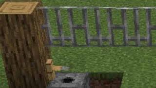 How to make an electric fence in Minecraft