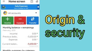 Is daily expenses 3 app secure and its origin screenshot 3
