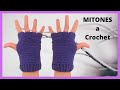 Cómo hacer MITONES  (guantes) sin costura a #crochet Tutorial paso a paso. Moda a Crochet