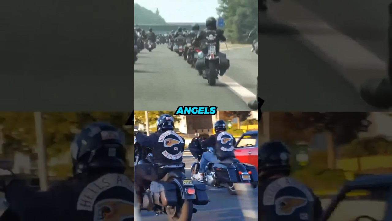 ⁣Hugging A Hells Angels Member Goes Wrong!