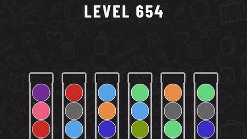 Ball Sort Puzzle Level 654 #ballsortpuzzle #ballsortpuzzlegameplay #puzzlegame #mobilegames