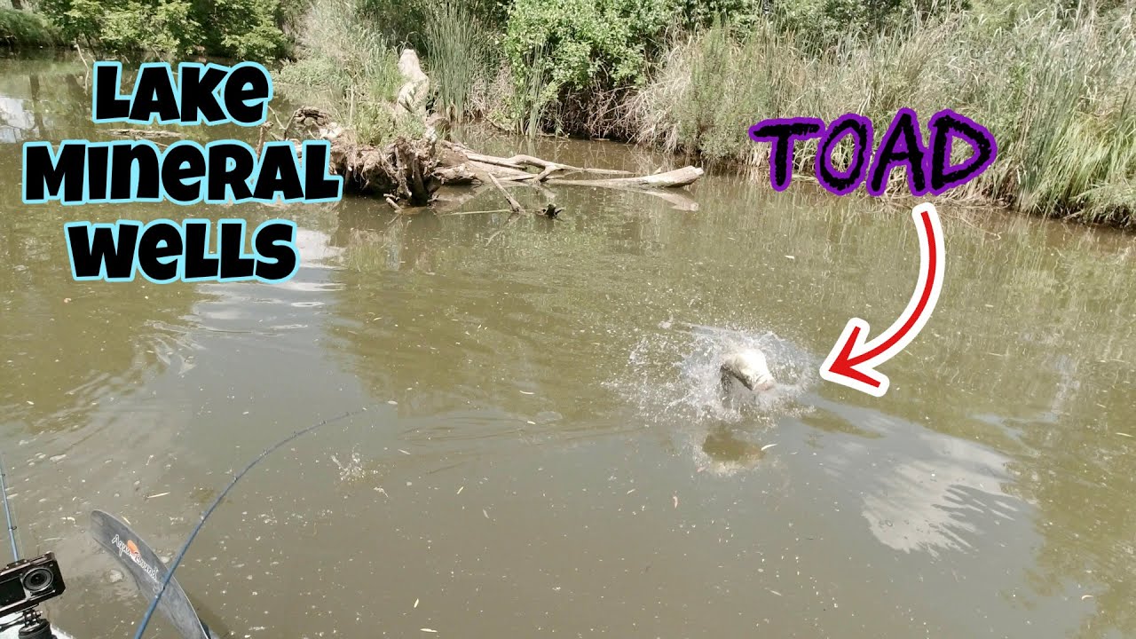 LAKE MINERAL WELLS STATE PARK | Kayak Bass Fishing