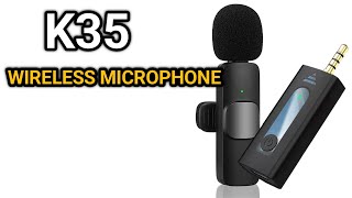 K35 wireless microphone  -  Top features