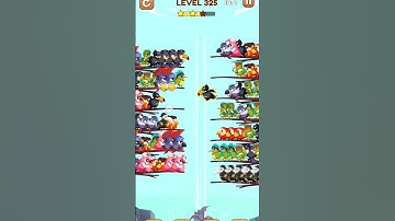 BIRD SORT 2 COLOR PUZZLE GAME🐦 LEVEL 325 #games #gaming #gameplay #automobile #gamer #funny