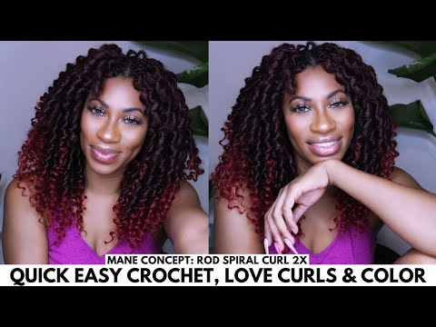 Call Me Curly Sue!! ft. Mane Concept Rod Spiral Curl 2X 14" T1B/BUG