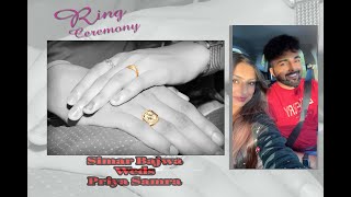 LIVE RING CEREMONY OF SIMAR BAJWA ❤ PRIYA SAMRA VIDEO BY SAHOBJOT STUDIO SAHLON +91 98727 19386
