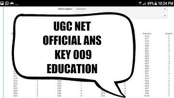 UGC NET EDUCATION OFFICIAL ANS KEY JULY 2018