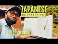 How to Apply for Admission at Japanese Universities | My Experience