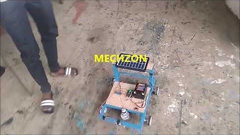 AUTOMATIC SOLAR GRASS CUTTER (MECHATRONICS PROJECTS)
