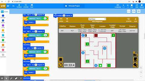 VRVEX DISTANCE CODE 2 INTRO ROBOTICS 8