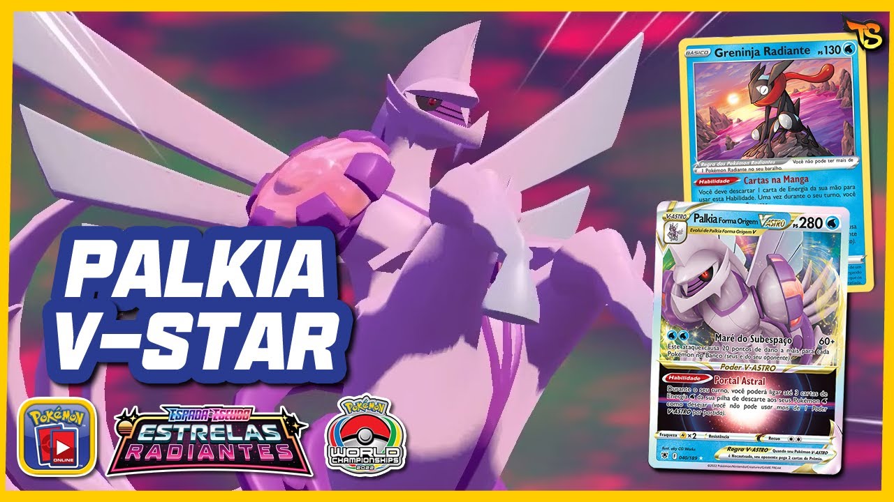 Baralho - Batalha de Liga - Pokemon Palkia Forma Origem V-ASTRO