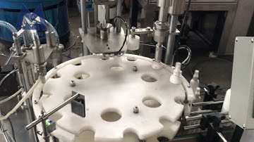 Export to UK MIC automatic mouth wash foaming water filling capping machine