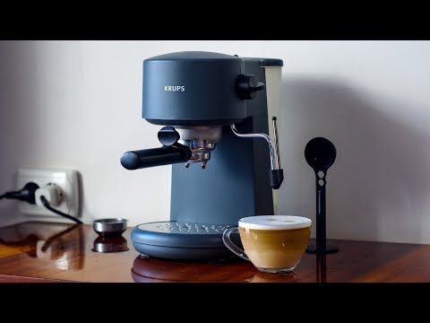 Krups TYPE  880 Vivo - приготовление Эспрссо и Капучино /обзор / review / espresso / cappuccino