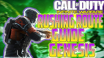 GENESIS MAP OVERVIEW! Rushing Route Guide! Infinite Warfare Tips And Tricks!