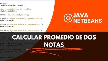 PROMEDIO DE NOTAS JAVA Netbeans | Calcular PROMEDIO