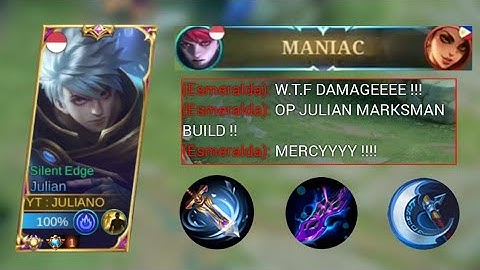 JULIAN BRUTAL DAMAGE | NEW META BUILD 2022 ( ENEMY SHOCKED ) Mobile Legends Bang Bang