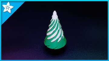 Christmas Tree Vortex Passthrough #timelapse #3dprinting #adafruit