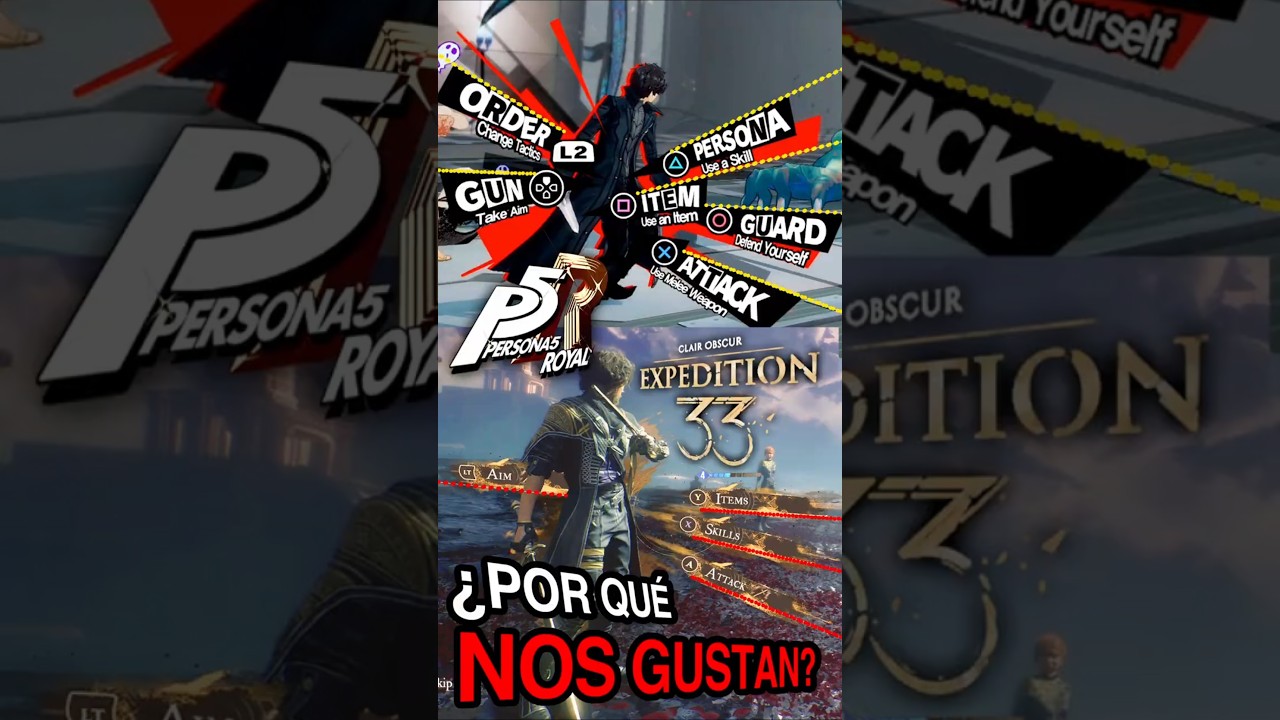 ¿QUÉ TIENE DE ESPECIAL LAS INTERFACES DE EXPEDITION 33 Y PERSONA 5 ROYAL? #ui #ux #game #design