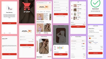 E-Commerce Shopping App UI Design in Flutter