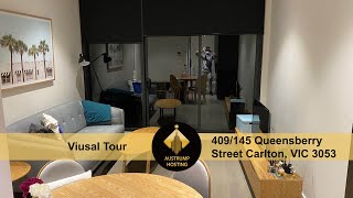 ［Austrump Hosting Virtual Tour] 409/145 Queensberry Street Carlton, VIC 3053 For Lease