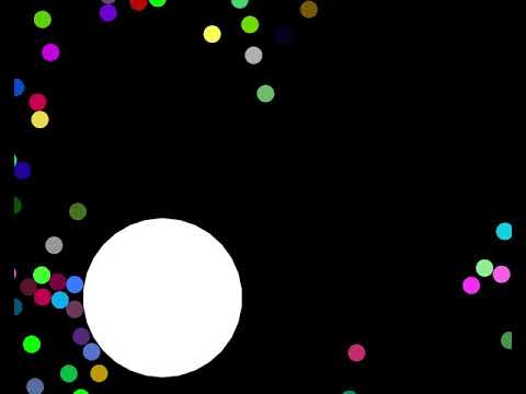 SFML/C++ Physics engine demonstration : giant ball