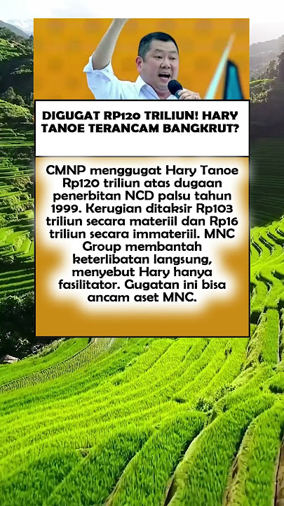 Download lagu Digugat Rp120 Triliun! Hary Tanoe Terancam Bangkrut? #kritikpublik #kabarterkini