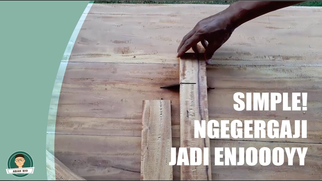  CARA  MEMBUAT  GERGAJI  MEJA MAKE A TABLE SAW YouTube