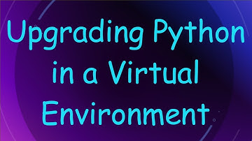 Upgrading Python in a Virtual Environment