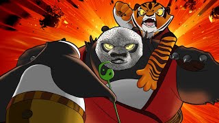 Kung Fu Panda | Po chameleon impersonated Po fighting with tiger sister | Who will win?