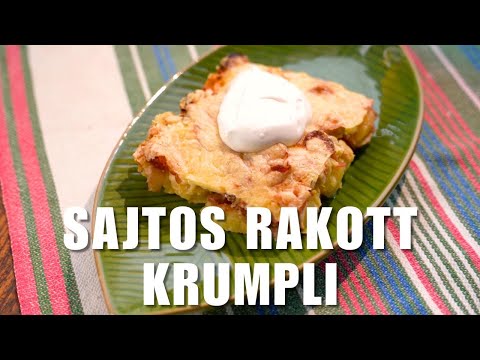 Sajtos rakott krumpli Borbás Marcsi konyhájából