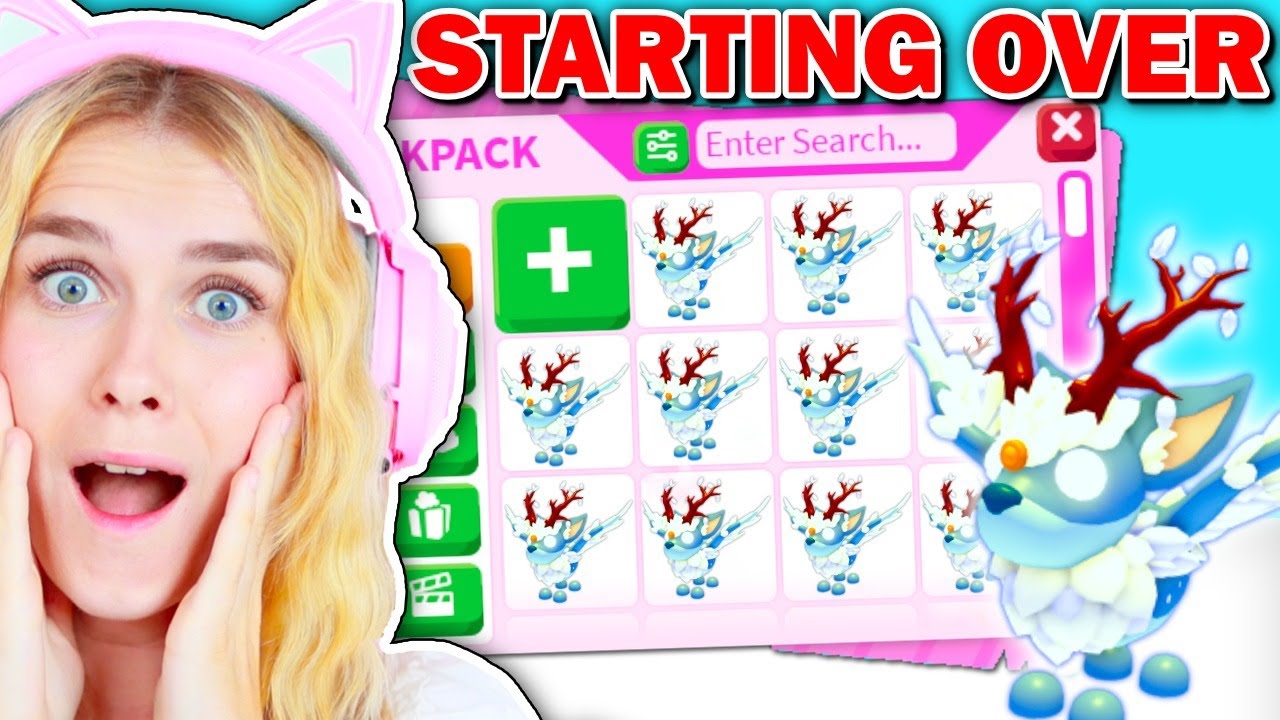 Starting Over With CHRISTMAS SPIRITS ONLY In Adopt Me!