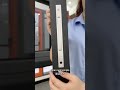 Look at our sliding lock Sits flush with the profile surface. clean and simple #hardware