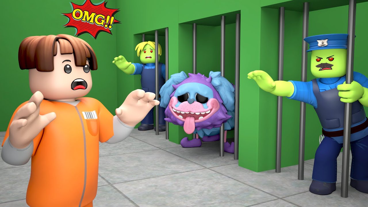 ROBLOX Brookhaven 🏡RP - FUNNY MOMENTS: Escape in Zombie Prison | King Roblox