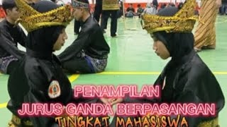 Kerennn Penampilan Seni Ganda Berpasangan Putri Mahasiswa Team Jateng 1 Pada Porseni Nu 2023 Solo