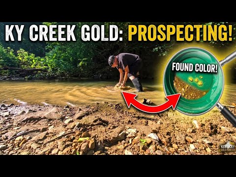 Gold Panning Creek Walk: Hunting for Gold in Kentucky Creeks
