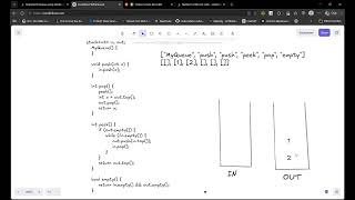 Leetcode activity Week 4 - Day 22 - Q 1 | Leetcode 232. Implement Queue using Stacks Implement Queue Using Stacks Leetcode 232 Dsa Akhilesh M V